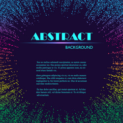 dynamic abstract scattering particles background vector image