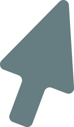 computer pointer symbol in white background vector image