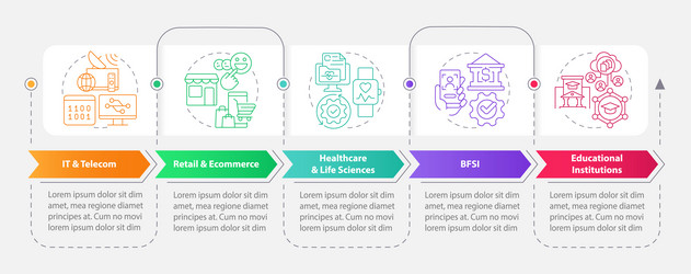 version control end user industry rectangle vector image