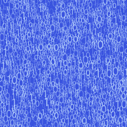 binary code blue background concept numbers vector image