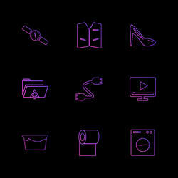 files file type windows os documents vector image