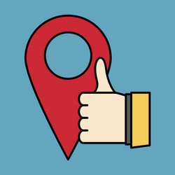 like icon web pointer in eps 10 for webdesign vector image