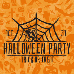 halloween party concept vector