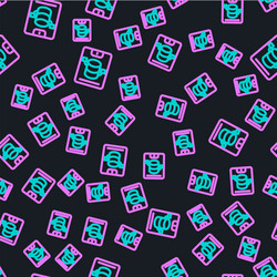 line server data web hosting icon isolated vector image