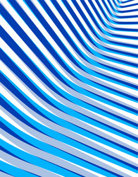 abstract lines in 3d dimensional perspective vector image
