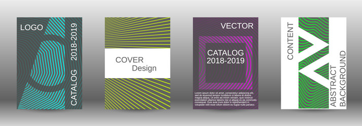 creative backgrounds with abstract gradient linear vector image