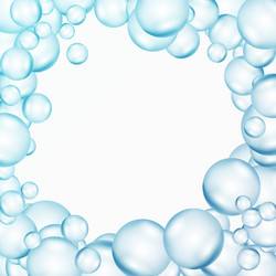 bubble abstract background frame vector