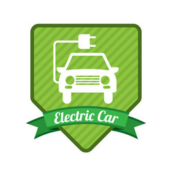 Electric car vector