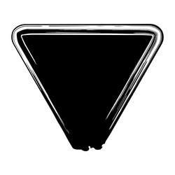 Hand drawn white triangle grunge frames Royalty Free Vector