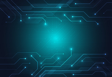 abstract background with technology circuit board vector image