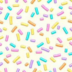 Seamless pattern with many decorative sprinkles Vector Image
