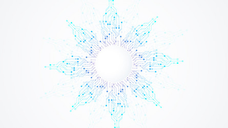 modern technology circuit board texture background vector image