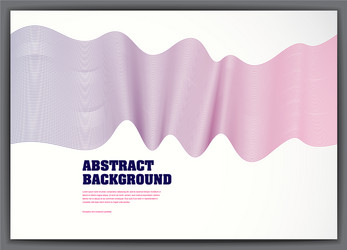 wavy lines fluid abstract background 3d colorful vector image