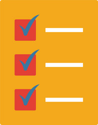 tasks icon simple element from startup icons vector image