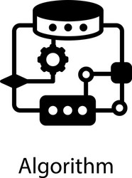 algorithm vector image
