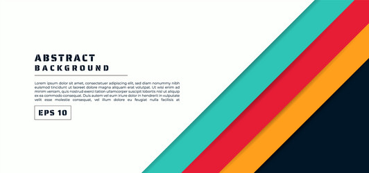 overlap layer colorful design modern style vector image