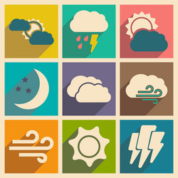 flat with shadow concept and mobile application vector image