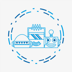 robotics design concept vector image