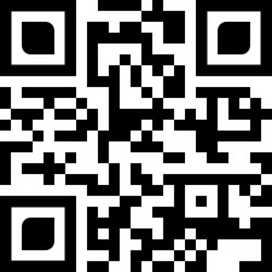 sample qr code icon isolated on white background vector image