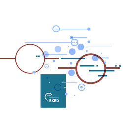 dynamic diagonal lines and circles on white vector image