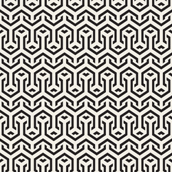 Interlaced Hexagonal Pattern vector image