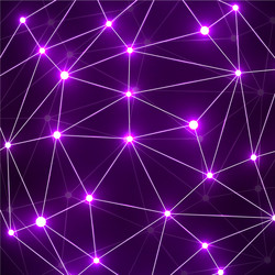 abstract geometric background with connecting dot vector image