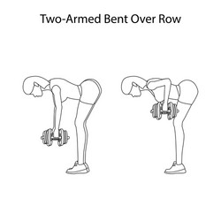Bent Over Row Vector Images (67)