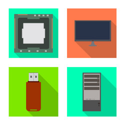 isolated object accessories and device symbol vector image