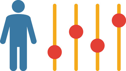 configuration icon simple element from project vector image