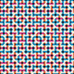 multicolor irregular grid textured pattern vector image