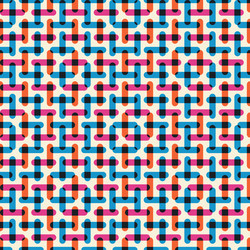 multicolor irregular grid textured pattern vector