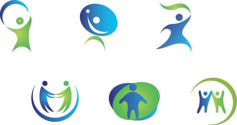 People signs Royalty Free Vector Image - VectorStock