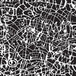 abstract seamless pattern similar to roads map vector image