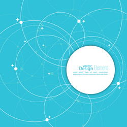 Dynamic Network Abstract Background vector image