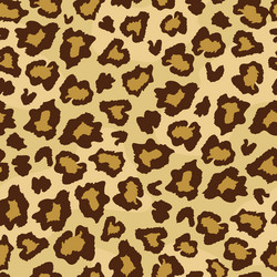 Leopard Print Seamless Pattern vector image