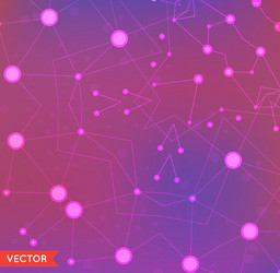 abstract background with particles structure vector image