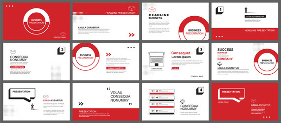 presentation and slide layout background design vector image