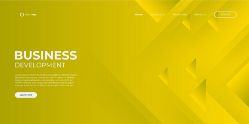 website landing page background modern abstract vector image