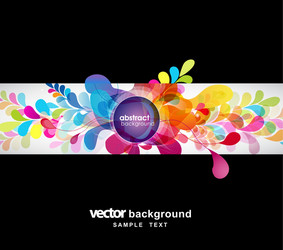 Abstract floral background vector