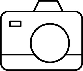 camera device line style icon design vector image