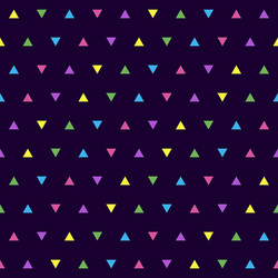 colorful simple pattern with triangles vector image