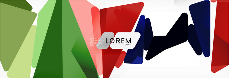 mosaic triangular low poly style abstract vector image