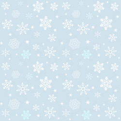 seamless snowflakes pattern vector image