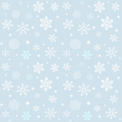 Seamless snowflakes pattern vector