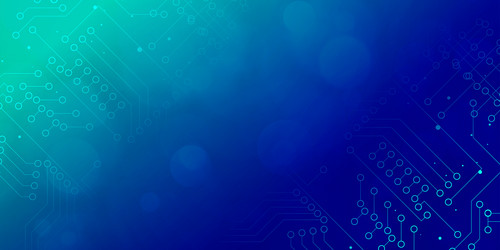digital technology speed connect blue green tech vector image