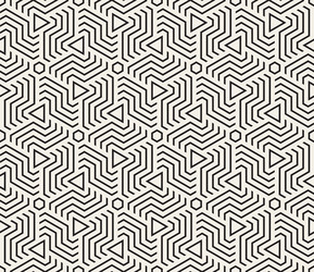 Modern Geometric Triangle Pattern vector image
