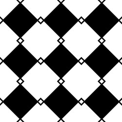 square pattern seamlessly repeatable monochrome vector image