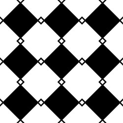 square pattern seamlessly repeatable monochrome vector