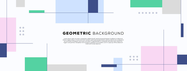 Geometric Square Background vector image