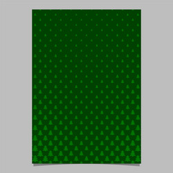 pine tree pattern brochure background design vector image